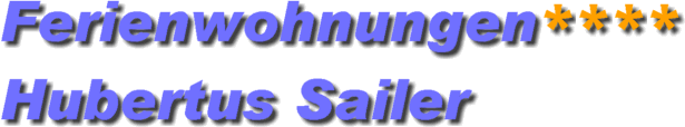 Ferienwohnungen Hubertus Sailer